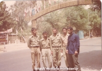 تصاویر برادر رزمنده غلامرضا دریکوند