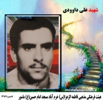 تصاویر شهید علی داوودی