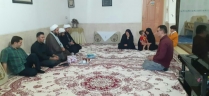 ادای احترام به خانواده شهید جاویدالاثر مرتضی زرین جویی