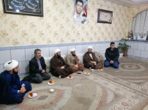 حاج علی اکبری با خانواده شهید والامقام سید نورخدا موسوی دیدار کرد