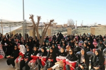 آیین میهمانی لاله ها در گلزار شهدای روستای صاحب الزمان(عج) خرم آباد، برگزار شد/تصاویر