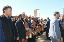 آیین میهمانی لاله ها در گلزار شهدای روستای صاحب الزمان(عج) خرم آباد، برگزار شد/تصاویر