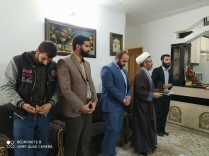 هیئت فرهنگی مذهبی فاطمه الزهرا(س) با خانواده شهید «جابر بیرانوند» دیدار کرد