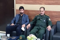 دیدار مدیرکل حفظ آثار دفاع مقدس لرستان با فرمانده تیپ ۲۸۴ شهید رستمی