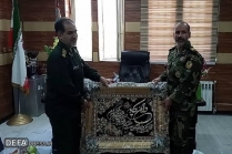 دیدار مدیرکل حفظ آثار دفاع مقدس لرستان با فرمانده تیپ ۲۸۴ شهید رستمی