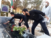 برگزاری مراسم غبارروبی و عطرافشانی گلزار شهدای فاطمیه ماسور