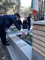 برگزاری مراسم غبارروبی و عطرافشانی گلزار شهدای فاطمیه ماسور