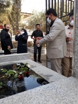 برگزاری مراسم غبارروبی و عطرافشانی گلزار شهدای فاطمیه ماسور