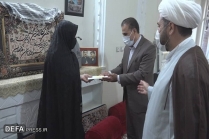 دیدار با خانواده شهدا توفیق الهی است.